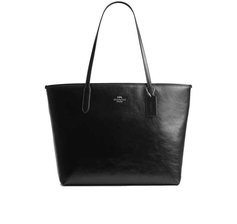 Coach Women's City Tote Bag Silver/Black