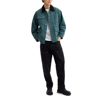 COACH Men's Chore Coat Washed Teal