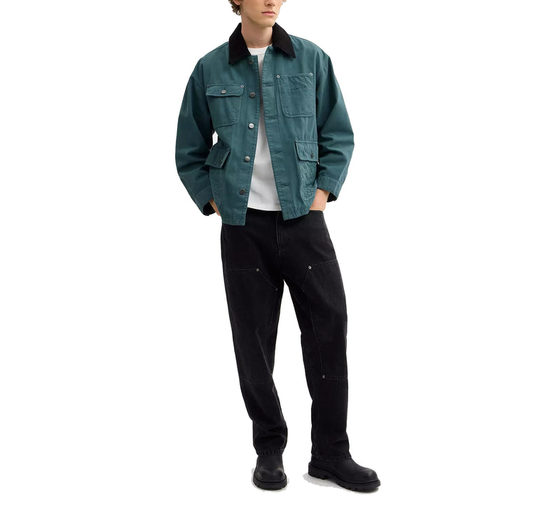 COACH Men's Chore Coat Washed Teal
