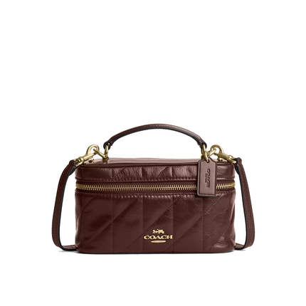 Coach Women's Rainer Crossbody Bag 18 With Quilting Gold/Maple