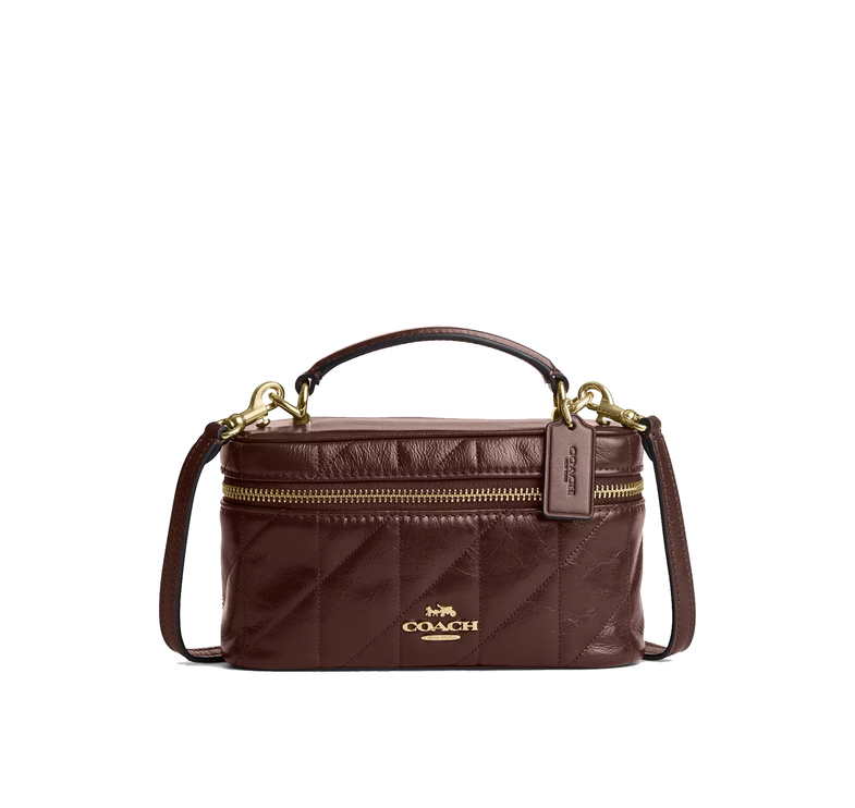Coach Women's Rainer Crossbody Bag 18 With Quilting Gold/Maple