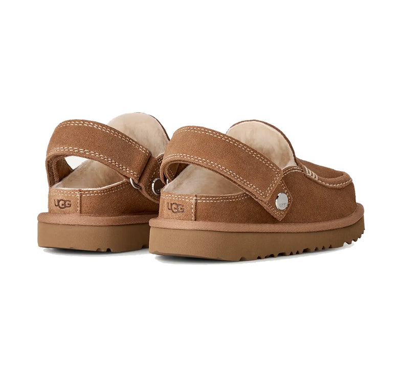 UGG Big Kids' Goldenstar Evelina Clog Chestnut