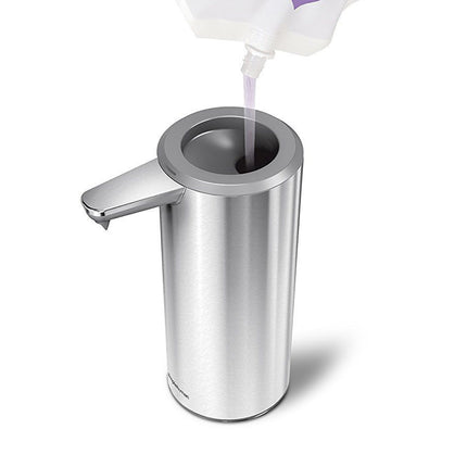 simplehuman Şarj Edilebilir Sensörlü Paslanmaz Çelik Sıvı Sabunluk 266 ml
