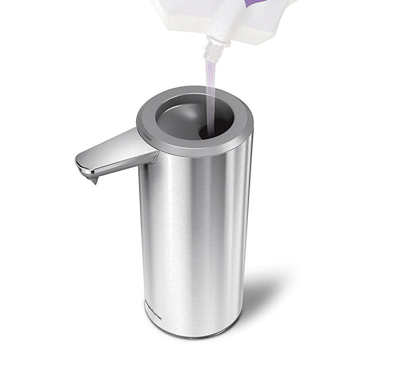 simplehuman Şarj Edilebilir Sensörlü Paslanmaz Çelik Sıvı Sabunluk 266 ml