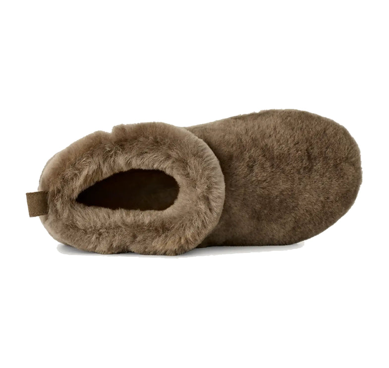 UGG Women's Classic Ultra Mini Fluffed Light Bronze