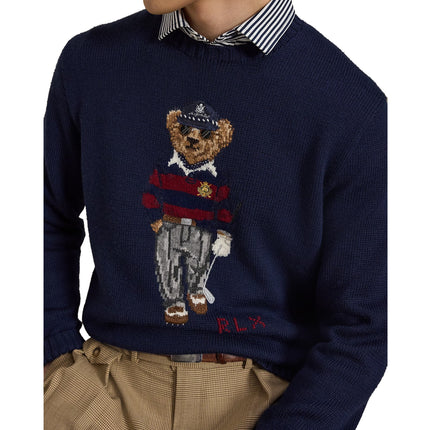 Polo Ralph Lauren Men's Polo Bear Performance Sweater Refined Navy