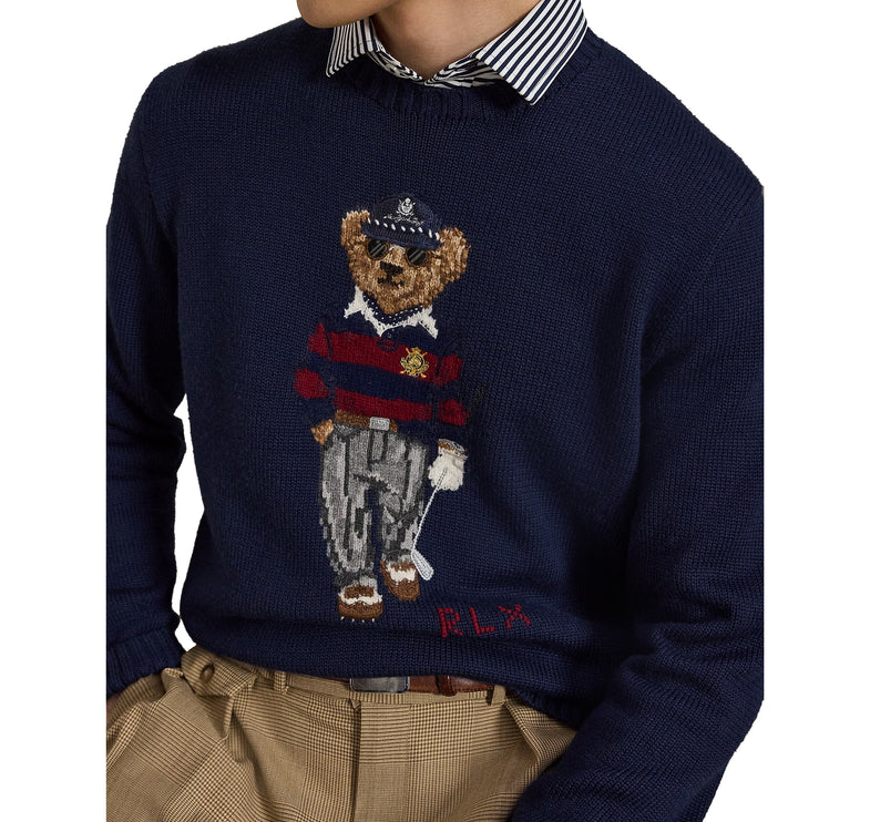Polo Ralph Lauren Men's Polo Bear Performance Sweater Refined Navy