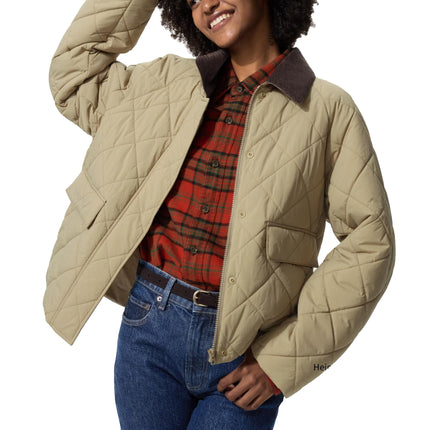 Uniqlo Women's Padded Utility Short Jacket 32 Beige