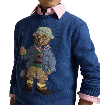 Polo Ralph Lauren Boy's Polo Bear Sweater Old Royal