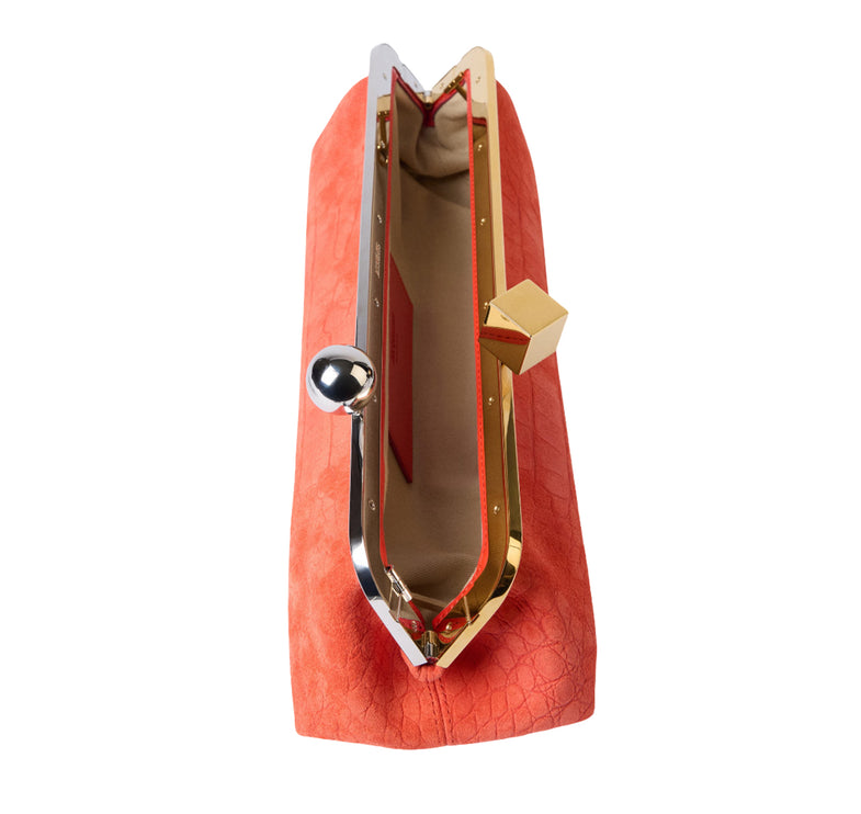 Jacquemus Women's The Salon Clutch Red Orange