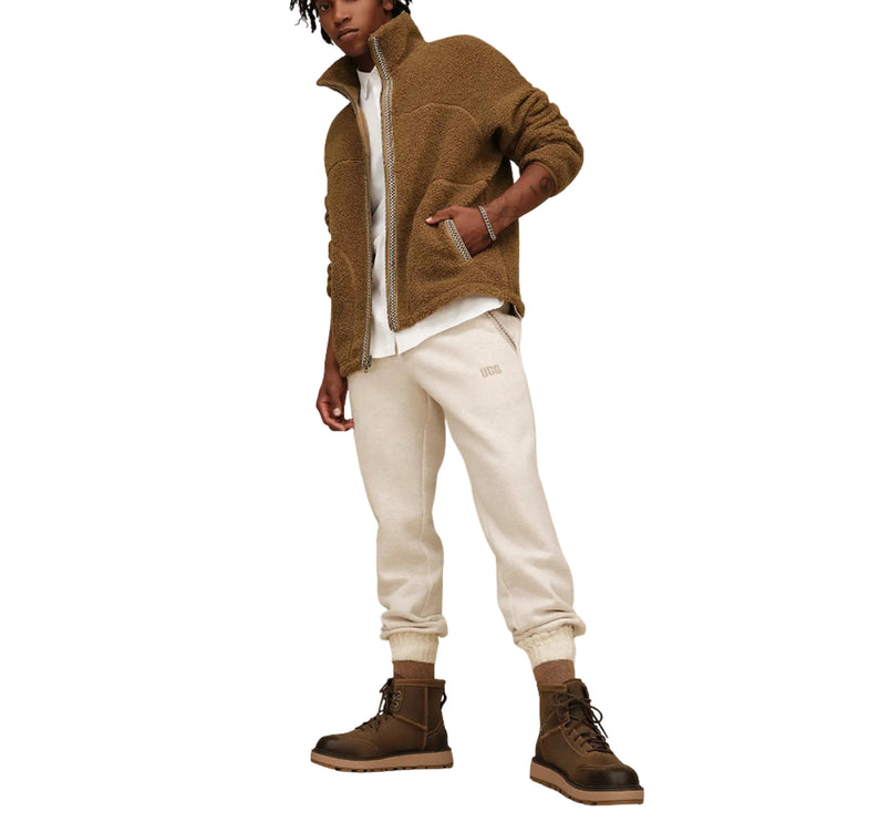 UGG Men's UGGbraid Full-Zip Jacket Coffee Grounds