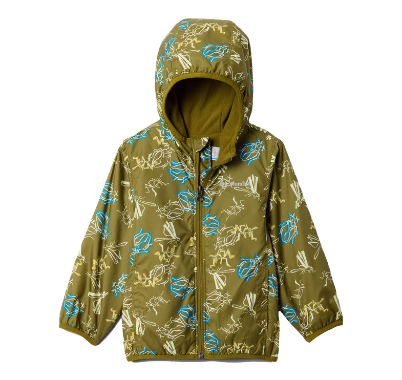 Columbia Toddler Mini Pixel Grabber III Wind Jacket Mossy Green Buggin