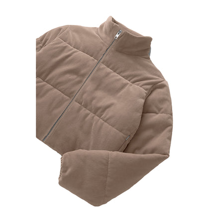 alo Women's Micro Corduroy Dreamy Puffer Chai Latte