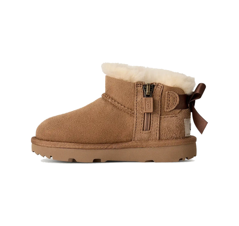 UGG Toddlers Ultra Mini Bailey Bow Chestnut