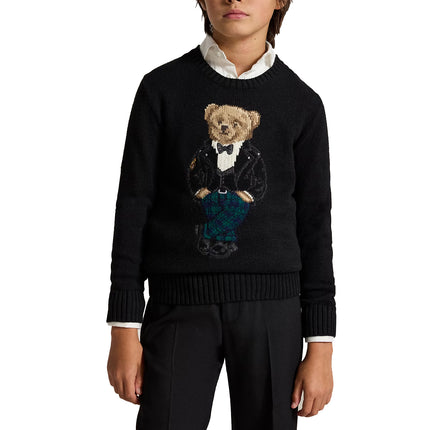 Polo Ralph Lauren Boy's Polo Bear Sweater Black