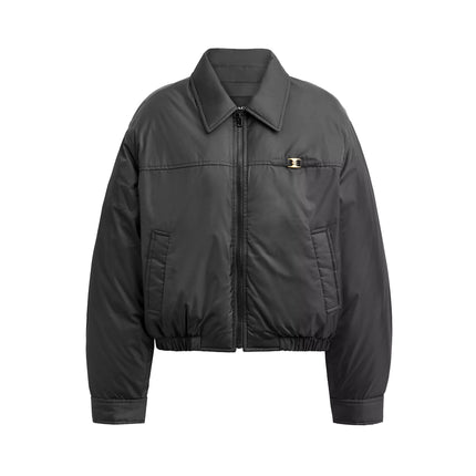 COACH Women's Heritage C Blouson Puffer Black