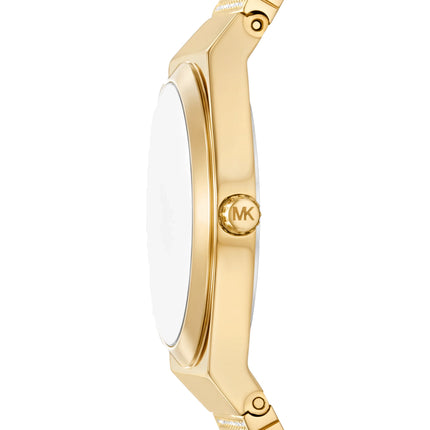 Michael Kors Women's Mini Lennox Pavé Gold-Tone Watch Gold MKO1304