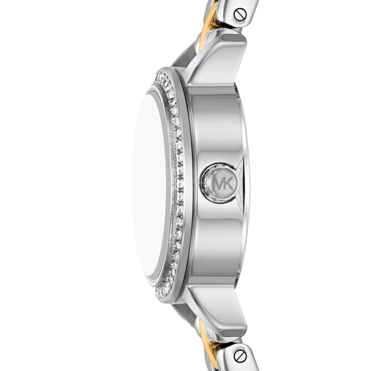 Michael Kors Women's Micro Melissa Pavé Two-Tone Watch Two Tone MKO1313