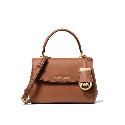Michael Kors Women's Ava Extra Small Saffiano Leather Crossbody Luggage