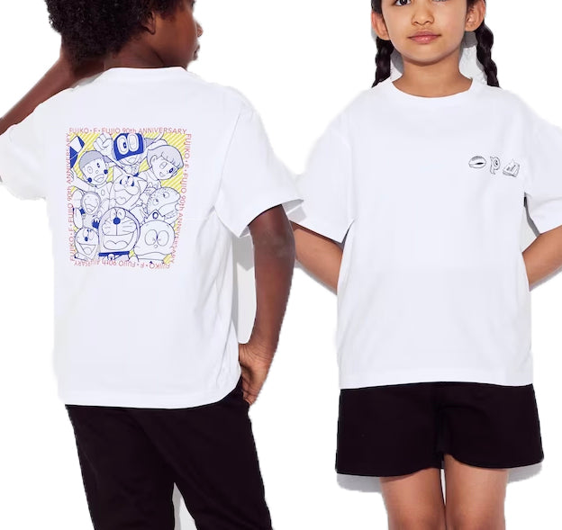 Uniqlo Kid's Fujiko-F-Fujio 90th UT Short Sleeve T-Shirt 00 White