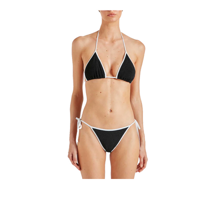 HUNZA G Women's Gina Bikini Black/White