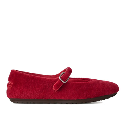 UGG Women's Quill Ballet Flat Red Ribbon