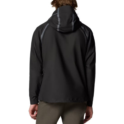 Columbia Men's Reign No Shine Rain Jacket Black