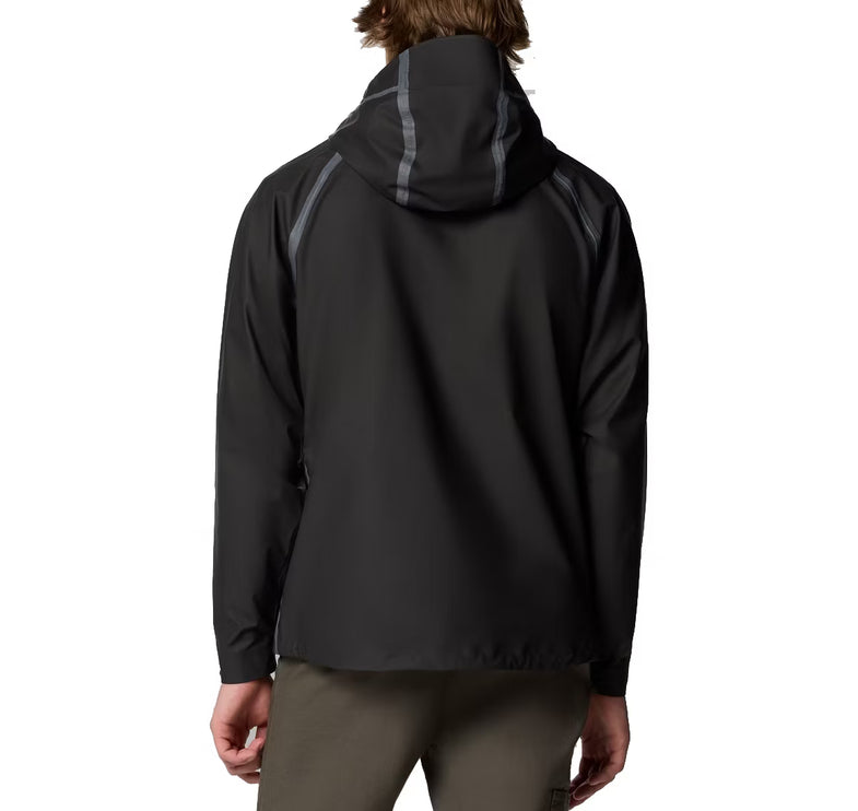 Columbia Men's Reign No Shine Rain Jacket Black