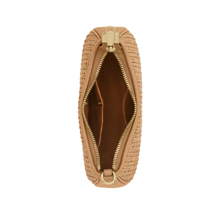 Coach Women's Teri Mini Crossbody Bag Straw/Gold/Toast