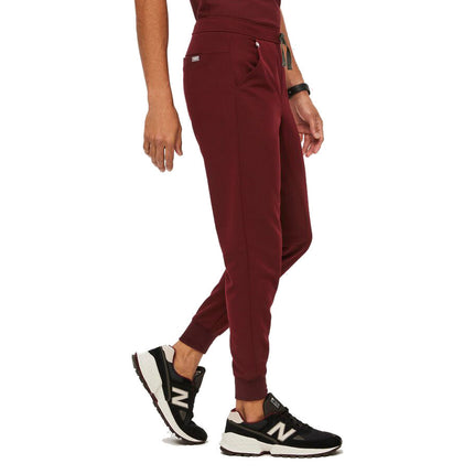 FIGS Men's Tansen Jogger Scrub Pants Burgundy