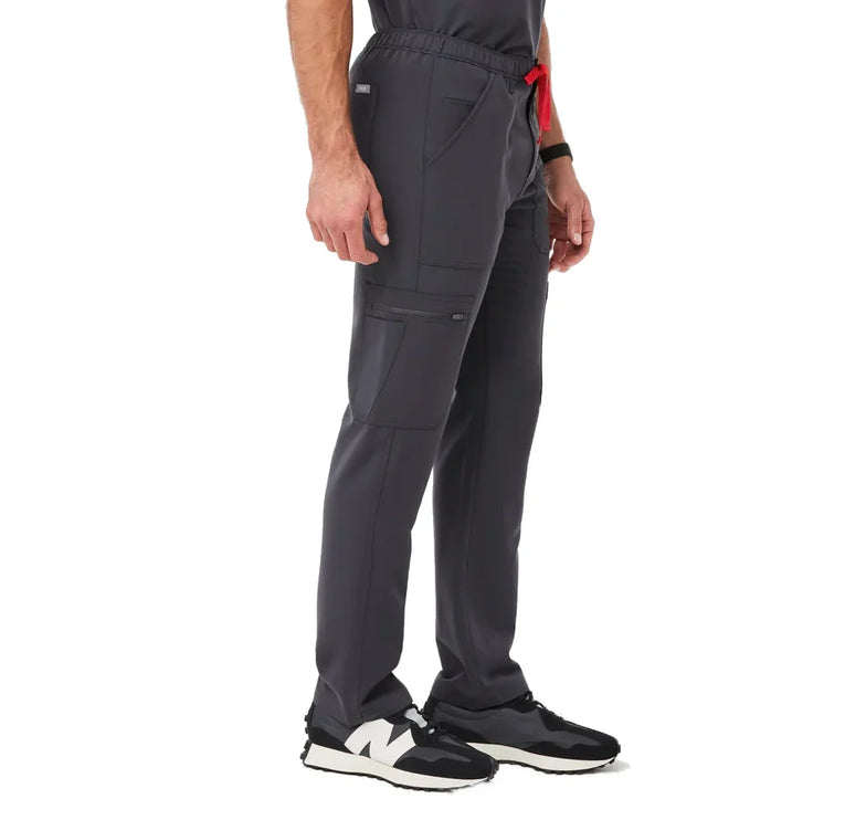 FIGS Men's Cairo Cargo Scrub Pants Charcoal