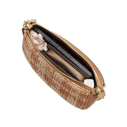 Coach Women's Nolita 19 With Gingham Print Gold/Tan