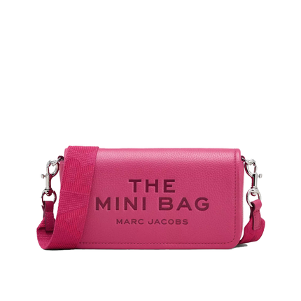 Marc Jacobs Women's The Leather Mini Bag Raspberry Pink