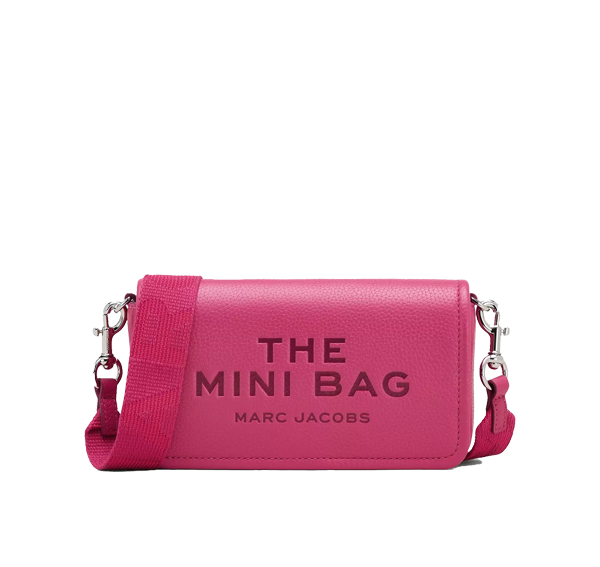 Marc Jacobs Women's The Leather Mini Bag Raspberry Pink