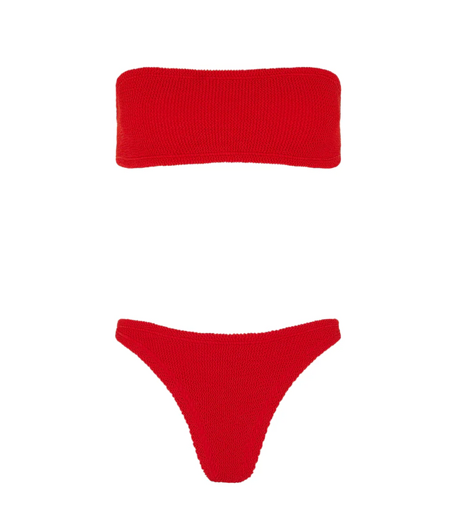 HUNZA G Women's Shay Bikini Red