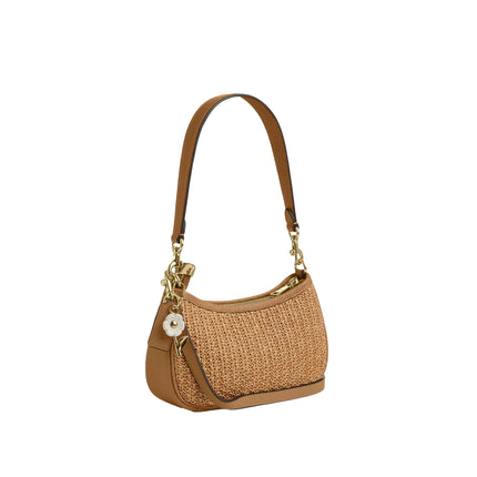 Coach Women's Teri Mini Crossbody Bag Straw/Gold/Toast