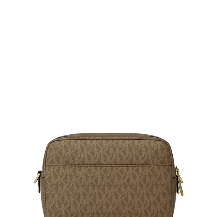 Michael Kors Women's Bryant Medium Signature Logo Camera Crossbody Bag Loden