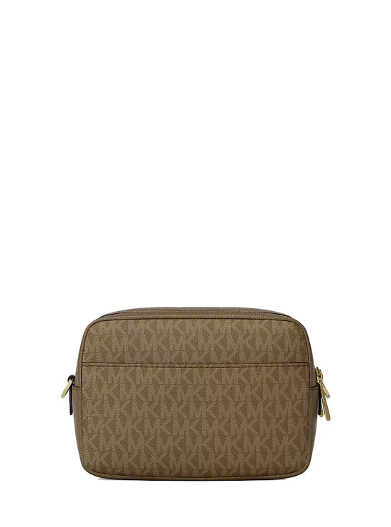 Michael Kors Women's Bryant Medium Signature Logo Camera Crossbody Bag Loden