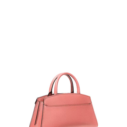 Michael Kors Women's Greta Small Leather Satchel Bag Sunset Rose
