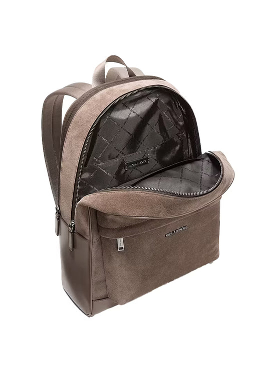 Michael Kors Unisex Pacey Suede Backpack Mushroom