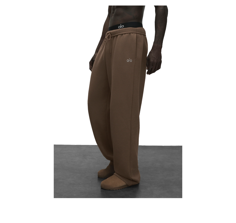 alo Men's Accolade Straight Leg Sweatpant Java Brown