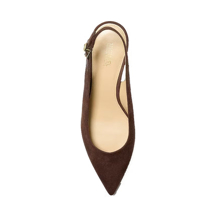 Michael Kors Women's Amali Microsuede Pump Nutmeg