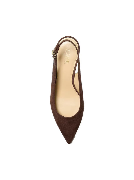 Michael Kors Women's Amali Microsuede Pump Nutmeg