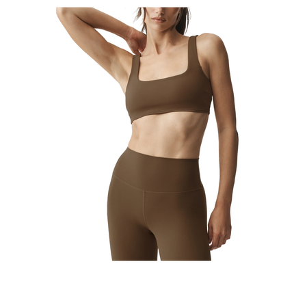alo Women's ALO Softsculpt Precision Bra Java Brown