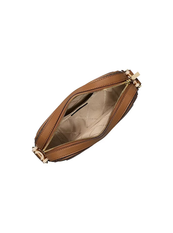 Michael Kors Women's Maeve Large Signature Crossbody Bag Brown/Acorn/Gold