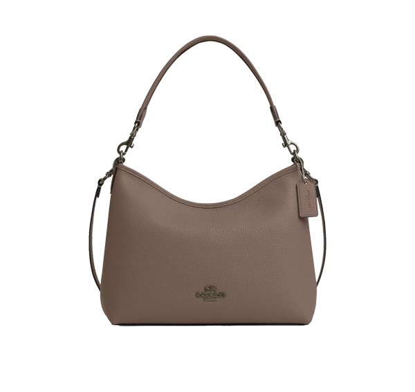 Coach Women's Laurel Shoulder Bag Gunmetal/Dark Stone