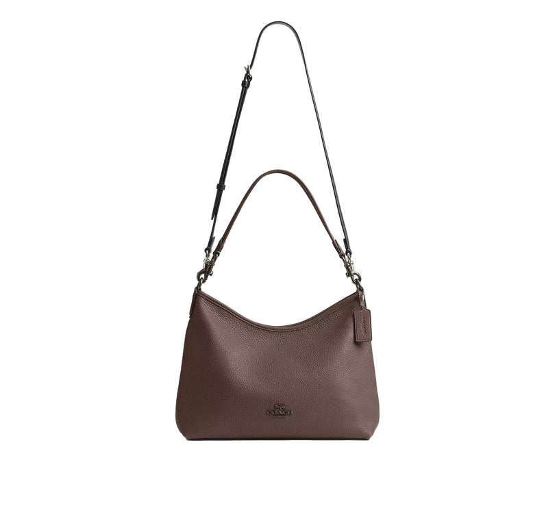 Coach Women's Laurel Shoulder Bag Gunmetal/Dark Stone