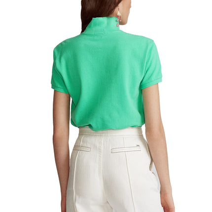 Polo Ralph Lauren Women's Classic Fit Mesh Polo Shirt Sunset Green