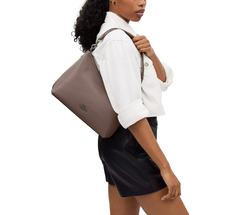 Coach Women's Laurel Shoulder Bag Gunmetal/Dark Stone