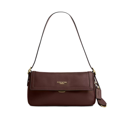 Coach Women's Etta Small Flap Shoulder Bag Gold/Maple